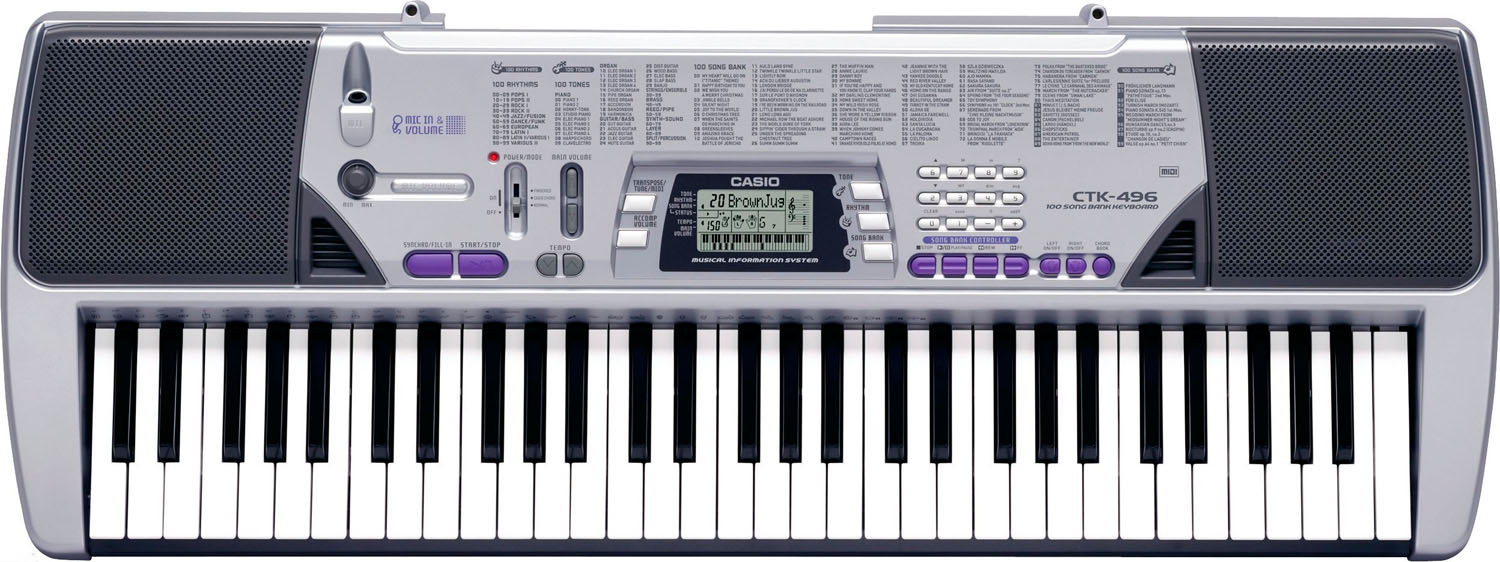 Casio 496 store keyboard